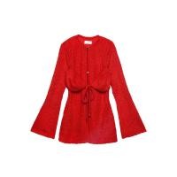 ราคา Kloset Design Romantic Knit Top AW24 T007 F เสื้อถักขนเทียมแขนยาว (24414528425)