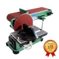 ราคา TIGER เครื่องขัดกระดาษทรายสายพานและจานขัด 4x16 นิ้ว สีเขียว (769156929)