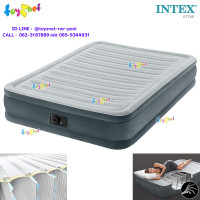 ราคา Intex ส่งฟรี ที่นอนเป่าลม ดูรา บีม คอมฟอร์ท พลัช 4 5 ฟุต ฟูล 1 37x1 91x0 33 ม ที่สูบลมไฟฟ้าฝังในตัว มาพร้อมกระเป๋าผ้า รุ่น 67768 (8124067127)