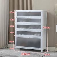 ราคา ตู้ใส่รองเท้าอลูมิเนียม ตู้รองเท้า ตู้ใส่รองเท้านอกบ้าน ชั้นวางรองเท้านอกบ้าน กันน้ำ 4 5ชั้น จัดส่งทันที xhl (24899027096)