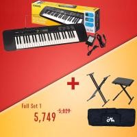 ราคา CASIO CTK 240 คีย์บอร์ดไฟฟ้า 49 คีย์ CTK240 49 Keys ฟรี อแดปเตอร์ ที่วางโน้ต ประกันศูนย์ 3 ปี Music Arms (18686448293)