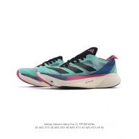 ราคา adidas Adizero Adios Pro 3 รองเท้าวิ่งมาราธอนระยะไกลแบบ Low Top สวมใส่สบายและอเนกประสงค์ สีเขียว (24927845312)