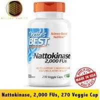 ราคา Doctors Best Nattokinase 2000 FUs 270 Veggie Cap หมดอายุ 06 2027 (22504961260)