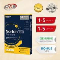 ราคา Genuine Norton 360 Premium Antivirus 10 Devices VPN and 75GB CLOUD Original (24859430401)