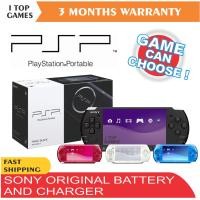 ราคา SONY PSP 3000 FULL SET MEMORY CARD FULL GAMES ORIGINAL CHARGER POUCH CRYSTAL CASE SCREEN PROTECTOR 2 IN 1 DATA USB CABLE 1000 GAMES TO CHOOSE (23575078743)