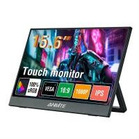 ราคา Anmite 15 6 Touch Screen Portable Monitor Usb Type c HDMI Display Extended Split Screen HDMI Slim USB C FHD 1080P For XBox PS4 5 Switch Cell Phone PC Loptop Extension (24891125488)