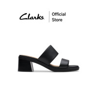 ราคา Clarks รุ่น JAYLAN DUSK สี BLACK LEATHER รองเท้าแตะส้นสูงผู้หญิง หนังแท้ คุณภาพดี ใส่สบาย (24368579412)