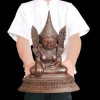 ราคา พระมหามัยมุนี เมืองมันดาเลย์ เนื้อโลหะทองแดงเก่า กว้าง7นิ้ว สูง9นิ้ว สิ่งศักดิ์สิทธิ์คู่บ้านคู่เมืองประเทศพม่า งดงามมาก B (15298537691)