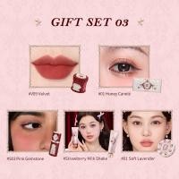 ราคา Flower Knows Strawberry Cupid Collection Makeup Gift Set Includes Cake Lip Cream Liquid Blush Make up Palette Scented Hand Cream Pressed Powder (23679933789)