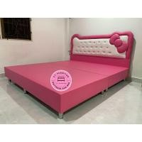 ราคา เตียงนอน6ฟุต เตียงนอนคิตตี้ สินค้าตรงปกคุณภาพดี 3 5ฟุต 5ฟุต 6ฟุต (19600108630)