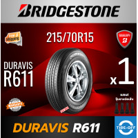 ราคา Bridgestone 215 70R15 DURAVIS R611 ยางใหม่ ผลิตปี2025 ราคาต่อ1เส้น มีรับประกันจากโรงงาน แถมจุ๊บลมยางต่อเส้น ยางกระบะ ขอบ15 ขนาดยาง 215 70R15 R611 จำนวน 1 เส้น (24414241708)
