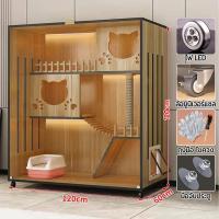 ราคา จัดส่งจากกทม กรงแมว กรงสัตว์เลี้ยง อพาร์ตเมนต์แมว วิลล่าแมวไม้ กรงเเมวอพาร์ทเมนต์แมวไม้เนื้อแข็ง บ้านแมวขนาดใหญ่ ตู้โชว์ไม้เนื้อแข็ง (24356628071)