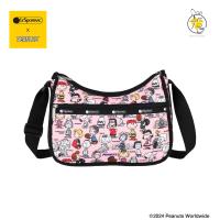 ราคา Lesportsac Classic Hobo Bag กระเป๋าสะพายข้างพาดลำตัว Style 7520 lesportsac x Peanuts (23771500252)
