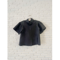 ราคา TuTTi ทรูลี่ไทย Autumn silk shirt เสื้อเชิ้ตแขนสั้น ทําจากผ้าไหมไทย ไหมแก้ว พร้อมดีเทลดอกกุหลาบผ้าไหม Thai silk Silk Organza เสื้อเชิ้ตไปงาน Pre order (19208262107)