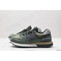 ราคา New Balance NB574 25 New 574 upgraded version anti slip and wear resistant height increasing mens and womens sports shoes co branded NB New Balance U574 series low top retro casual sports running shoe