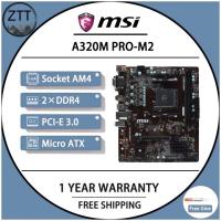 ราคา MSI A320M PRO M2 AM4 DDR4รองรับ Ryzen 5 3600X3400กรัม Cpus AMD A320 PCI E 3 0X16 32GB SATA3 HDMI USB3 1 Micro ATX (21610382224)