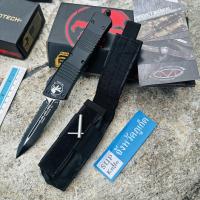 ราคา มีดสปริงตรง Microtech Combat Troodon วัสดุใบมีด M390 วัสดุด้ามจับโลหะผสมอลูมิเนียมสำหรับการบิน 6061 มีด EDC พกพาสะดวก มีดตั้งแคมป์ เดินป่า คมกริบ (24696945609)