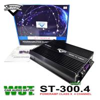 ราคา STATUS เพาเวอร์แอมป์ขับลำโพงเสียงกลางแหลมหรือซับเบส CLASS X 4Channel 3000Watts Status ST 300 4 (22086275113)