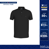 ราคา Tommy Hilfiger เสื้อโปโลผู้ชาย รุ่น MW0MW26882 BDS สีดำ (18883471523)