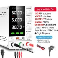 ราคา ม้านั่งดิจิตอล DC Power Supply Variable 30V 10A Adjustable Switching Regulated Power Supply 160V 2A with OCP OVP On off Output USB Quick ChargeEncoder Adjustment Knob (22932174530)