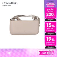 ราคา CALVIN KLEIN กระเป๋าสะพายข้างผู้หญิง All Day Shoulder Pouch รุ่น 4K3105G VFS สีเบจ (23858924560)