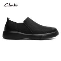 ราคา Clarks Tunsil Step Textile รองเท้าผ้าใบลำลองสำหรับบุรุษ ZT5399 LEATHER Sneakers Mens Shoes (22410645397)