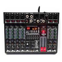 ราคา มิกเซอร์ 6 ช่อง 99 dspปรับเสียง ออดิโออินเตอร์เฟสและมิกเซอร์ mixer เครื่องเสียง มีบลูทูธ Bluetooth USB EQ EFF 99dsp 24Bit รุ่น A ONE AX 6 เครื่องผสมสัญญาณเสียง (19410452425)