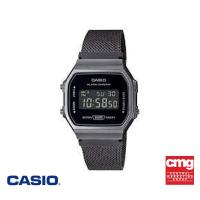 ราคา CASIO นาฬิกาข้อมือ CASIO รุ่น A168WEMB 1BDF วัสดุสเตนเลสสตีล สีดำ (12758426875)