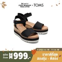 ราคา TOMS รองเท้าลำลองผู้หญิง รุ่น Diana Black Heavy Canvas CE รองเท้าลิขสิทธิ์แท้ (24210531268)