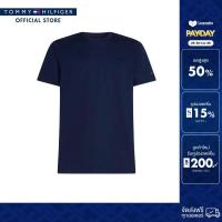 ราคา Tommy Hilfiger เสื้อยืด ผู้ชาย รุ่น MW0MW36657 DCC สีน้ำเงิน ทรง Regular Fit (23869265256)