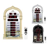 ราคา Azan Clock LED Muslim Prayer Clock Athan Wall Clock Read Home Office Mosque Digital Azan Clock Home Decor (22039263280)