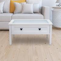 ราคา SB Design Square DISNEYHOME โต๊ะกลาง DISNEY รุ่น MICKEY CF100 สีขาว ท็อปกระจก 100x60x50 ซม (22586333301)