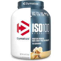 ราคา Dymatize ISO100 Hydrolyzed Protein Powder 100 Whey Isolate Protein 5 Lbs 71 Servings เวย์โปรตีนไอโซเลท (24646781204)