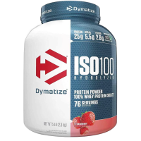 ราคา Dymatize ISO100 Hydrolyzed Protein Powder 100 Whey Isolate Protein 5 Lbs 71 Servings เวย์โปรตีนไอโซเลท (24646781205)