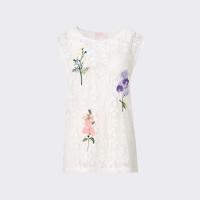 ราคา DISAYA Lace flower เสื้อกล้ามลูกไม้ปักลายดอกไม้ (22900633923)