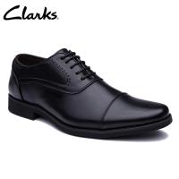 ราคา Clarks Mens Dress Tilden Cap รองเท้าหนังสีดำรองเท้าเดินลูกไม้ (15900934226)