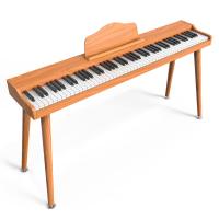 ราคา KAWESคีย์บอร์ดไฟฟ้า 88 คีย์ piano Keyboard คีย์บอร์ด 88 เปียโนไม้ Bluetooth เปียโนไฟฟ้า การสอนเล่นตาม APP (24650491462)