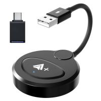 ราคา อะแดปเตอร์ Android Auto อแด็ปเตอร์ไร้สายอัตโนมัติ Android Plug Play อัปเดตการเชื่อมต่ออัตโนมัติออนไลน์ไม่ล่าช อะแดปเตอร์ติดรถยนต์ Android ไร้สายพร้อม youtube Netflix Tiktok เข้ากันได้กับสมาร์ทโฟนในรถย