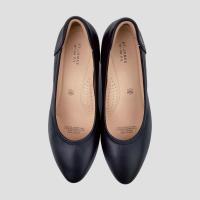 ราคา ST JAMES รองเท้าหนังแท้ รองเท้าคัทชู หัวแหลม ส้น 6 CM รุ่น BARI สี BLACK l รองเท้าคัทชูผู้หญิง (24974746058)