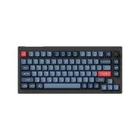 ราคา Keychron V1 Max Customizable Wireless Mechanical Keyboard 75 2 4GHz Bluetooth 5 1 with RGB Backlit (24666523063)