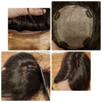 ราคา วิกผมชายติดกาว ติดกิฟ ผมแท้100 ทอมือฐาน semi silk มีหนังศีรษะเต็มแผ่น แสกได้เสยได้ (15626171720)
