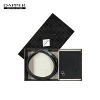 ราคา DAPPER กิ๊ฟเซ็ท กระเป๋าสตางค์ เข็มขัดหนัง DP Monogram สีดำ (24719168485)