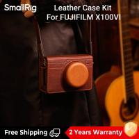 ราคา SmallRig X100 VI Retro Cage Leather Half Case Kit L Plate พร้อมด้ามจับสำหรับ FUJIFILM X100VI X100V 4557 4558 4556 4555 (23139513351)
