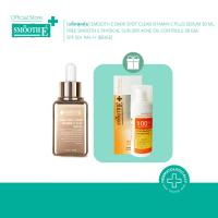 ราคา 1 Free 1 Smooth E Dark Spot Clear Vitamin C Plus Serum ฟรี Smooth E Physical Sun Dry Acne Oil Controls SPF 50 PA (24887916389)