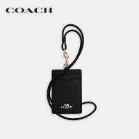 ราคา COACH กระเป๋าใส่บัตรพร้อมสายคล้องคอผู้หญิงรุ่น Id Lanyard 57311 IMBLK สีดำ (24757358421)