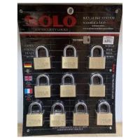 ราคา กุญแจ SOLO ทรงมน เหลี่ยม ชุดคีย์ไลค์ แบบ10ตัวชุด คอสั้น คอยาว (24607490933)