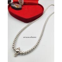 ราคา SK022 สร้อยเม็ดปะคำเงิน 5 มิล แต่งด้วยหัวขุน 12 มิล ยาว 24 นิ้ว ครับ เม็ดเงิน 138 เม็ด สินค้าจัดส่งจาก กทม ทุกวันคับ (14780871098)