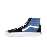 ราคา Vans SK8 Hi classic black and white black and blue stitching high top casual release sneakers for men and women (16080932933)