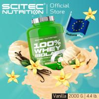 ราคา SCITEC NUTRITION 100 Whey Protein Isolate 2000g Vanilla เวย์ไอโซเลท รสวานิลา เพิ่มกล้ามเนื้อ ลีนเวย์ เวย์นำเข้า พรีเมี่ยม คุมหิว (17643105308)