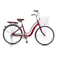 ราคา OSAKA จักรยานแม่บ้าน รุ่น Rikko 24 26 ตะกร้า ตะแกรงสแตนเลส ขาตั้งคู่ วงล้ออัลลอย (9775944517)